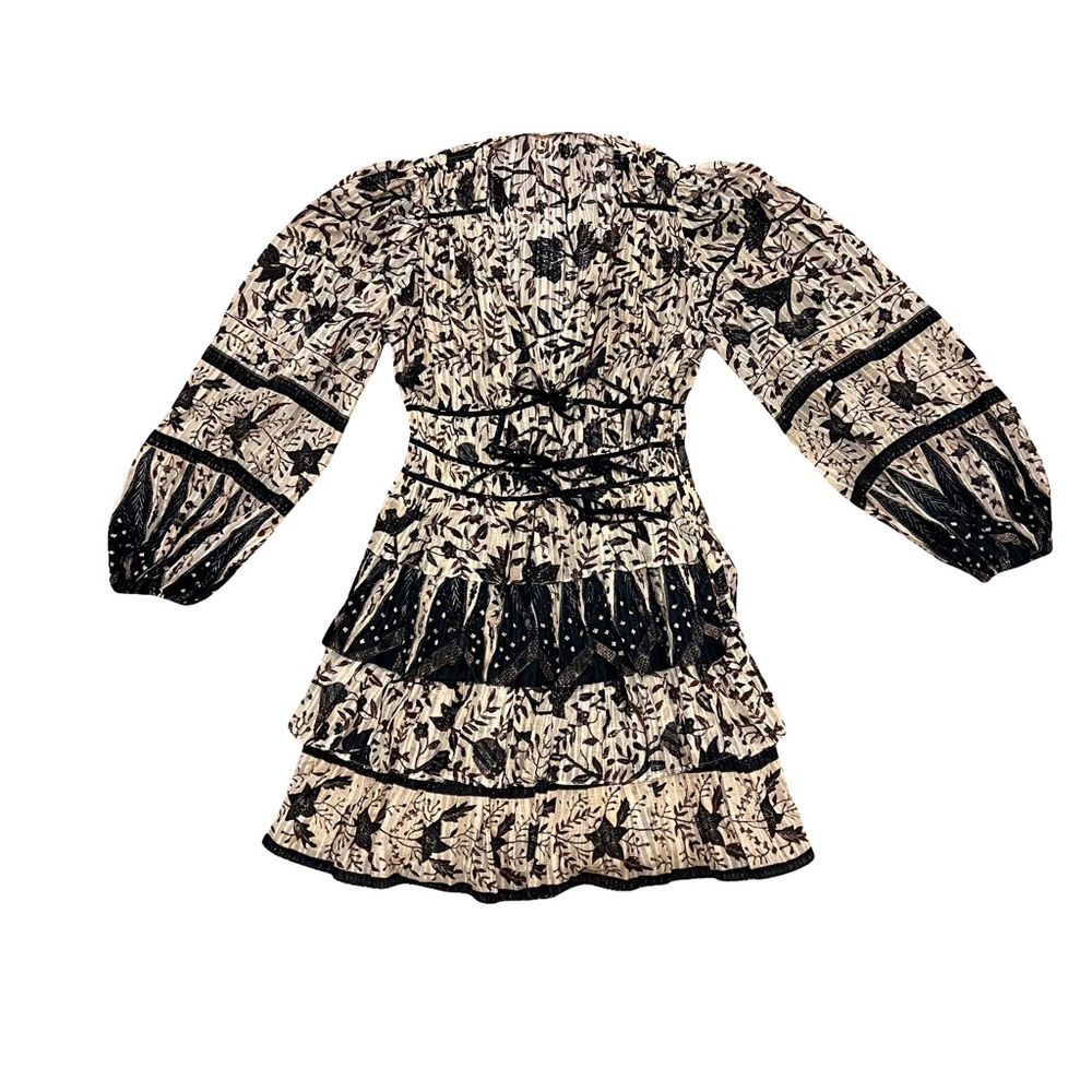 Ulla Johnson Pre-Fall 2022 Printed Ruffle Mini Dress – Size M